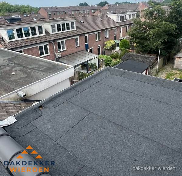 Dakinspectie plat dak aanbouw in Wierden